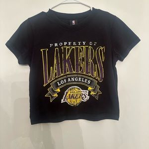 L.A Lakers crop top shirt size Medium